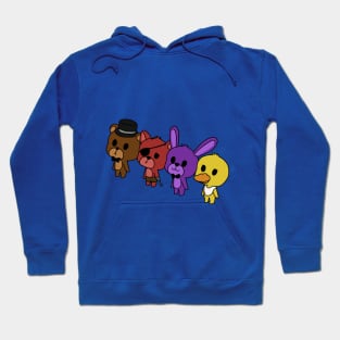 kawaii freddy and friends chibis Hoodie